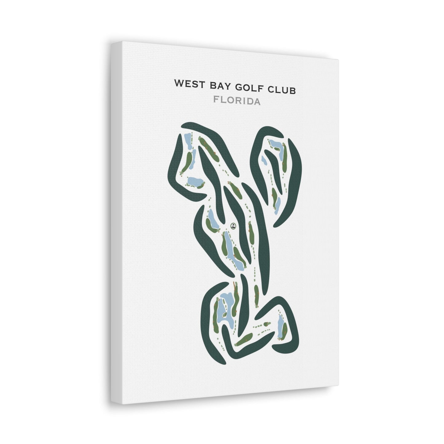 West Bay Golf Club, Florida - Printed Golf Courses