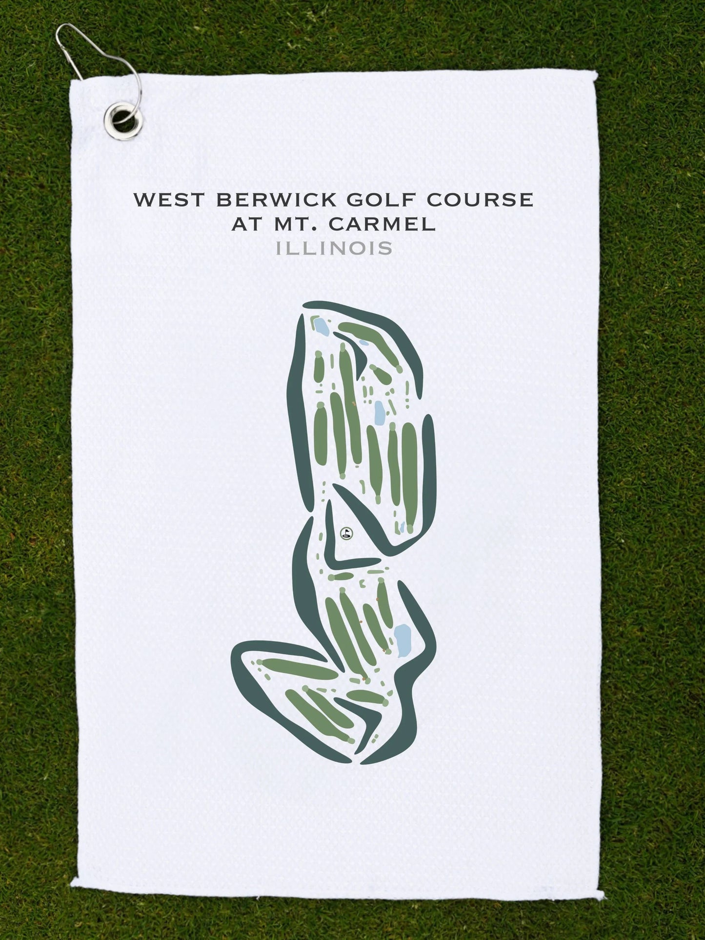 West Berwick Golf Course at Mt. Carmel, Illinois - Printed Golf Courses