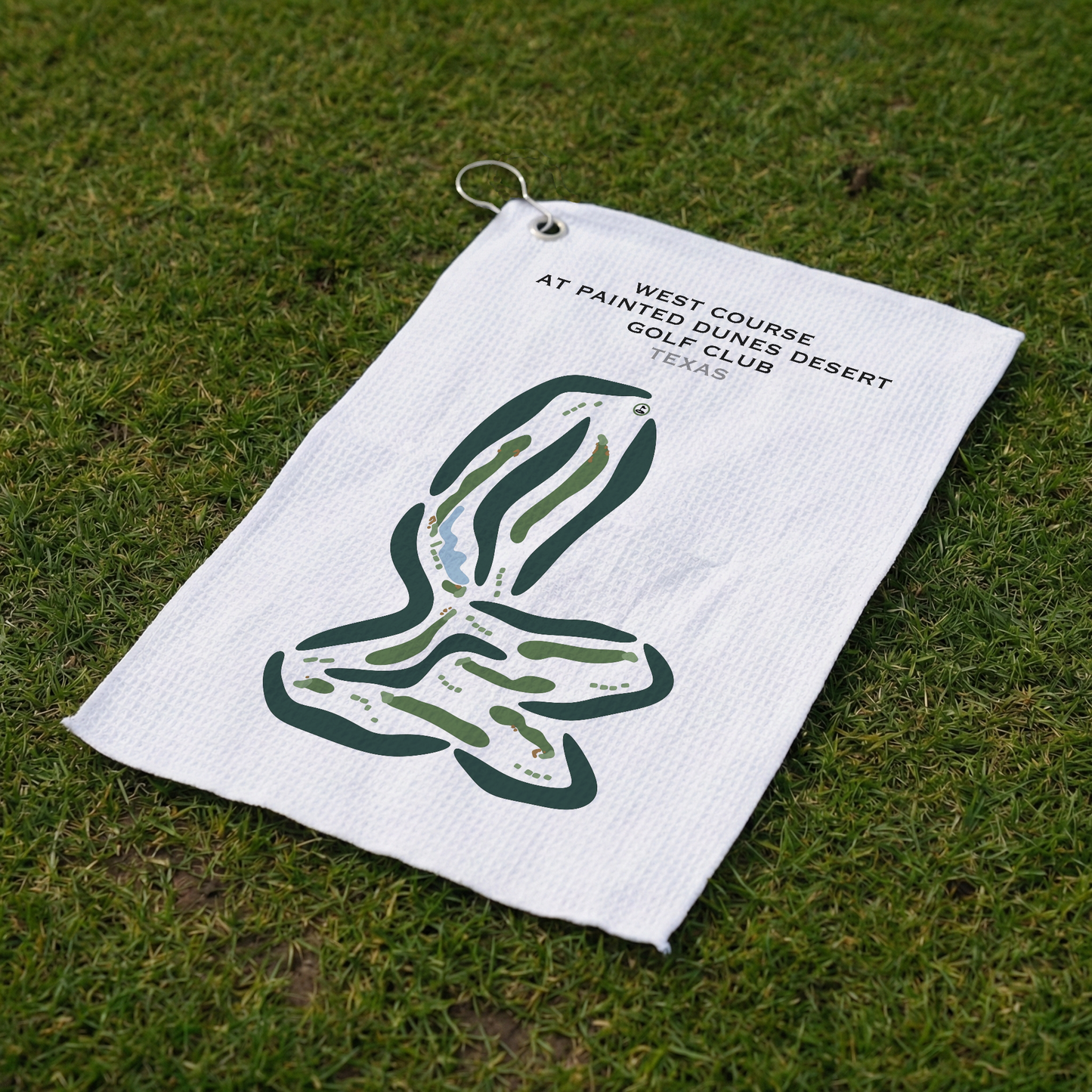 West Course at Painted Dunes Desert Golf Course, Texas - Printed Golf Courses