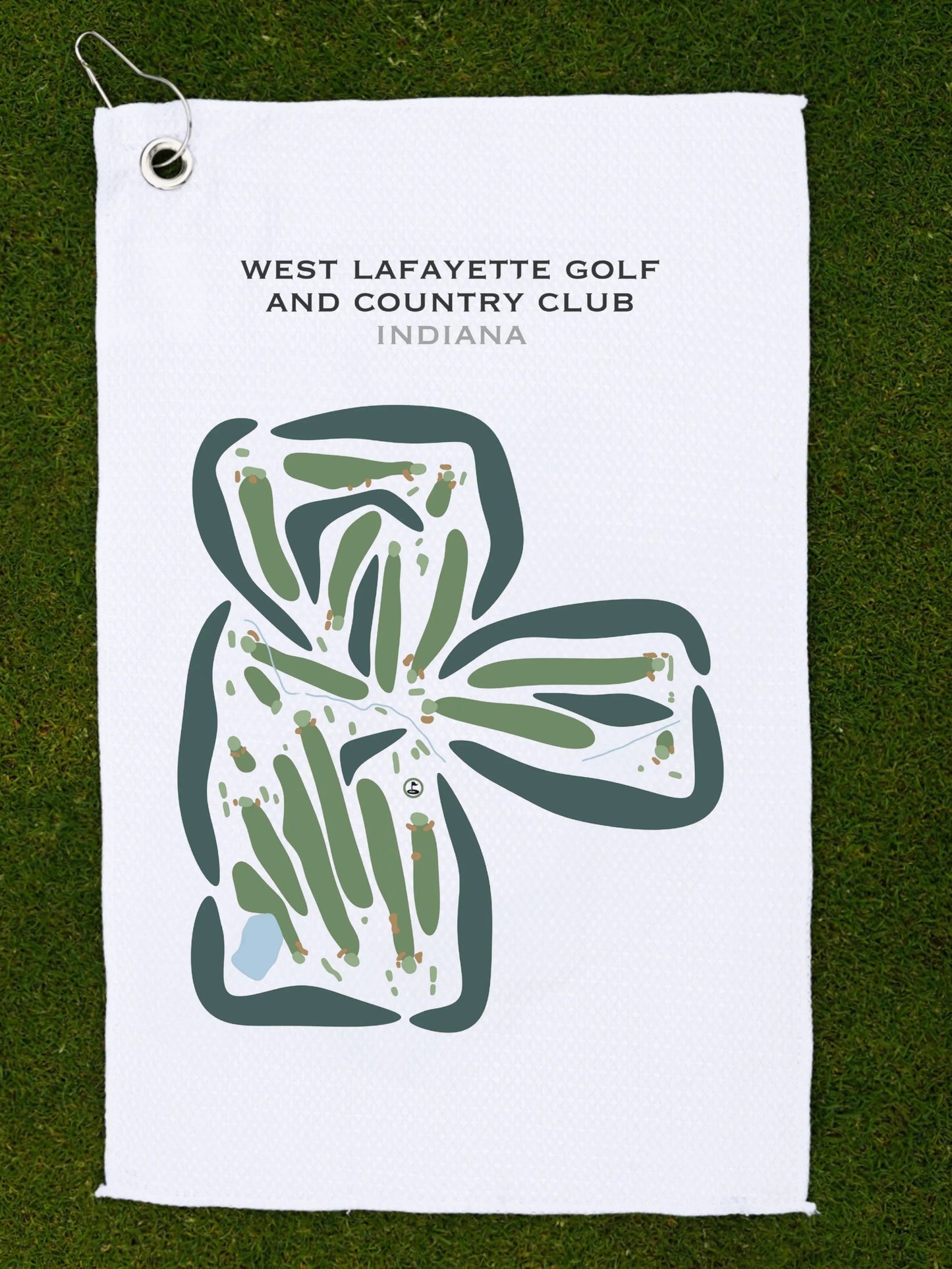 West Lafayette Golf and Country Club, Indiana - Printed Golf Courses