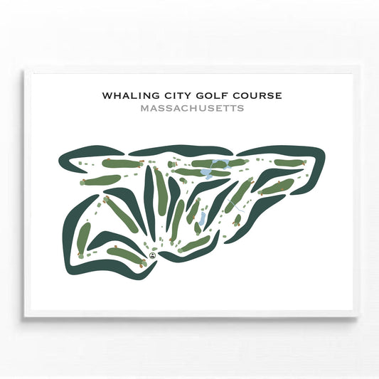 Whaling City Golf Course, Massachusetts - Printed Golf Courses