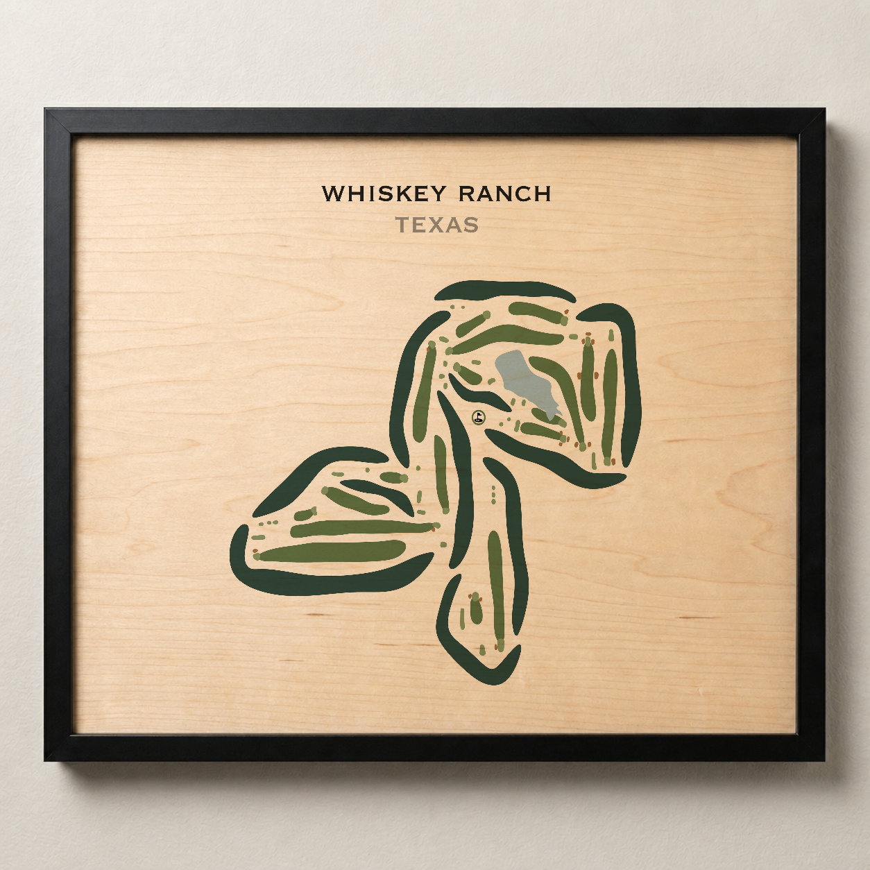 Whiskey Ranch, Texas - Printed Golf Courses