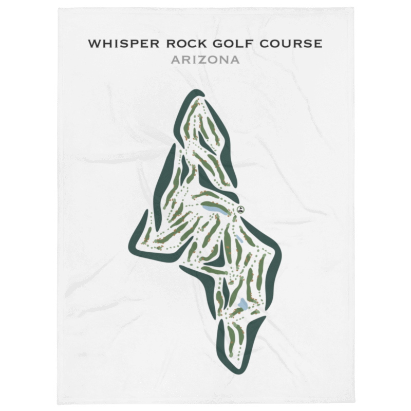 Whisper Rock Golf Course, Arizona - Printed Golf Courses