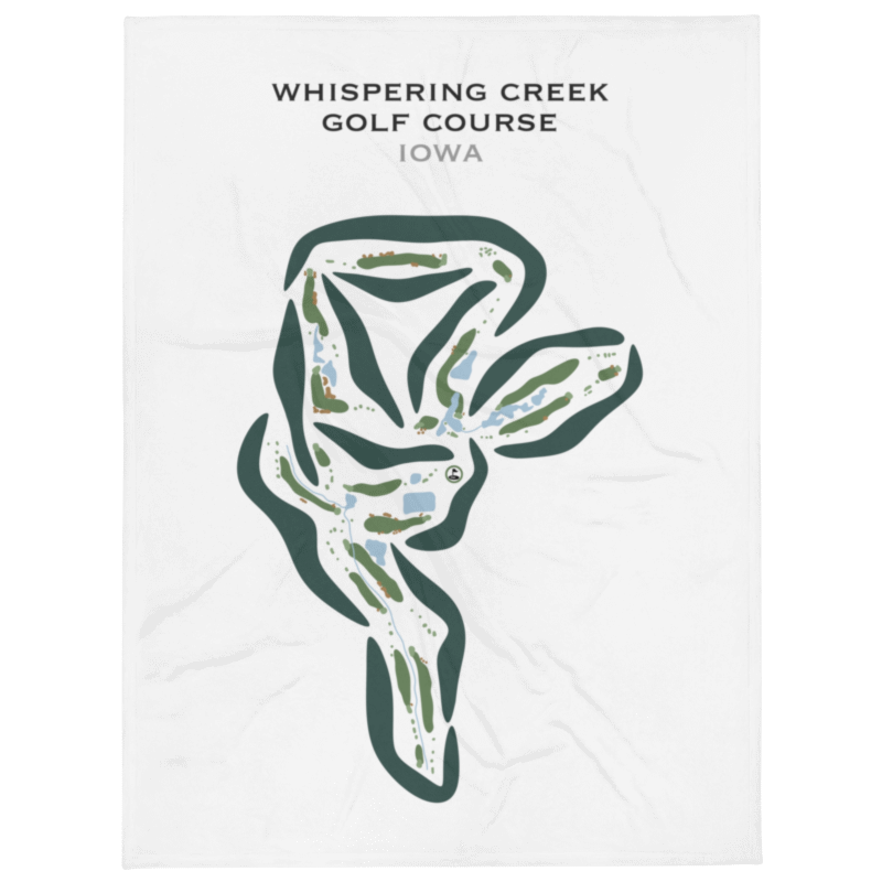 Whispering Creek Golf Course, Iowa - Printed Golf Courses