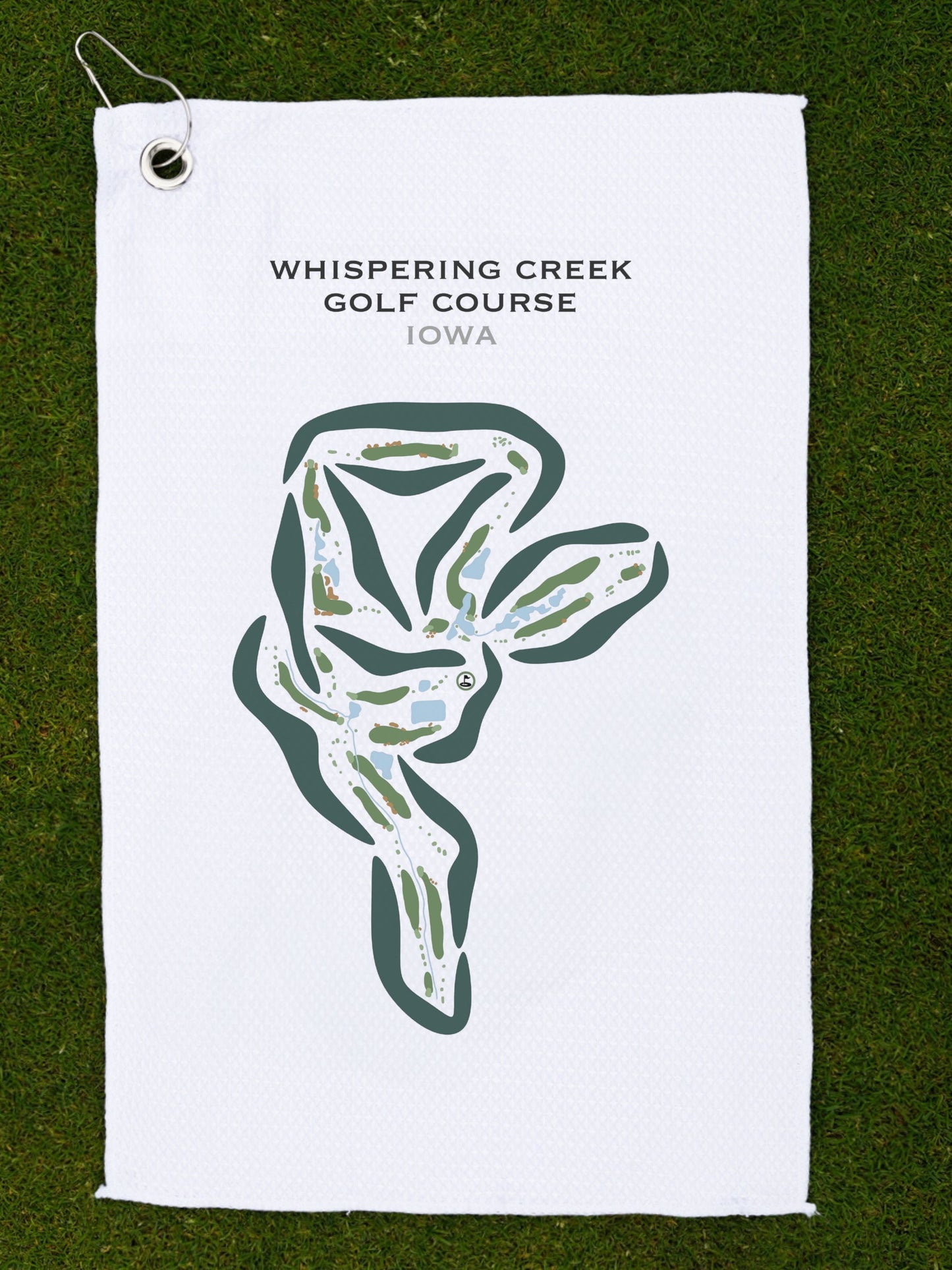 Whispering Creek Golf Course, Iowa - Printed Golf Courses