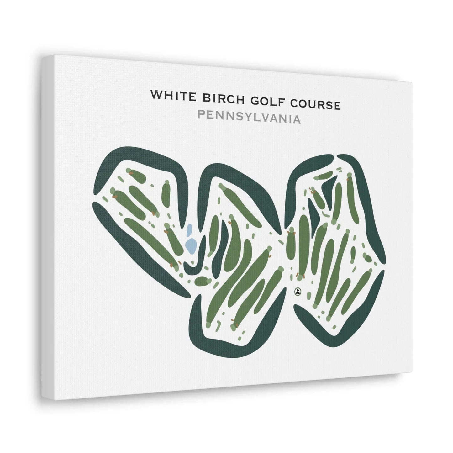 White Birch Golf Course, Pennsylvania - Printed Golf Courses