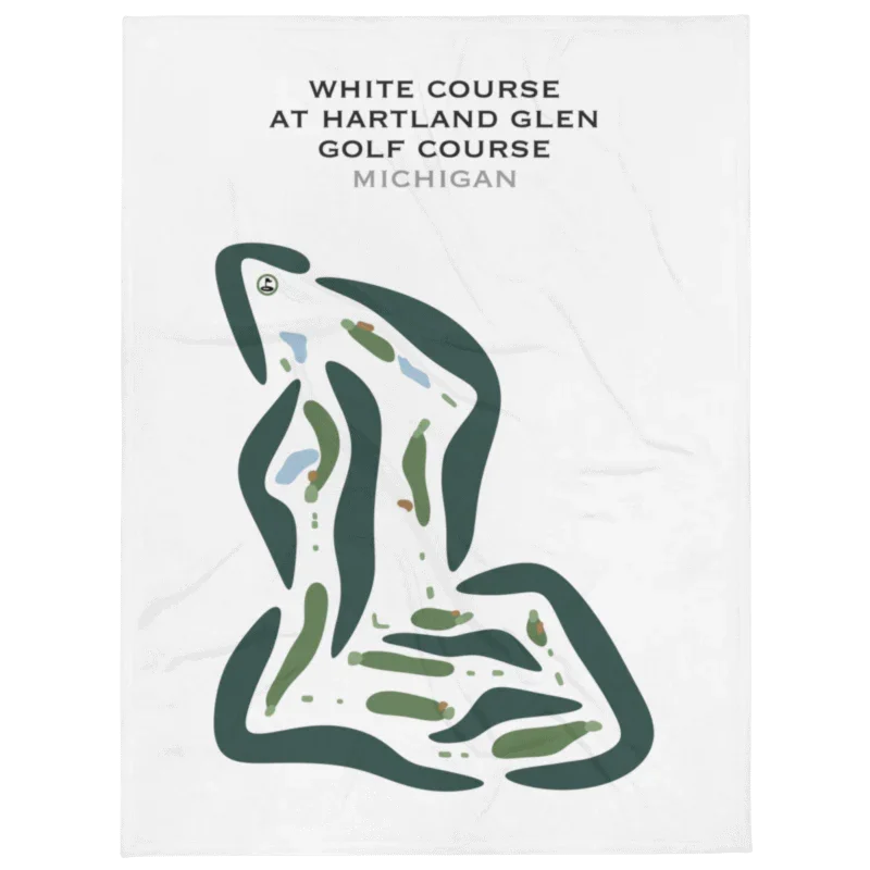 White Course at Hartland Glen Golf Course, Michigan - Printed Golf Courses