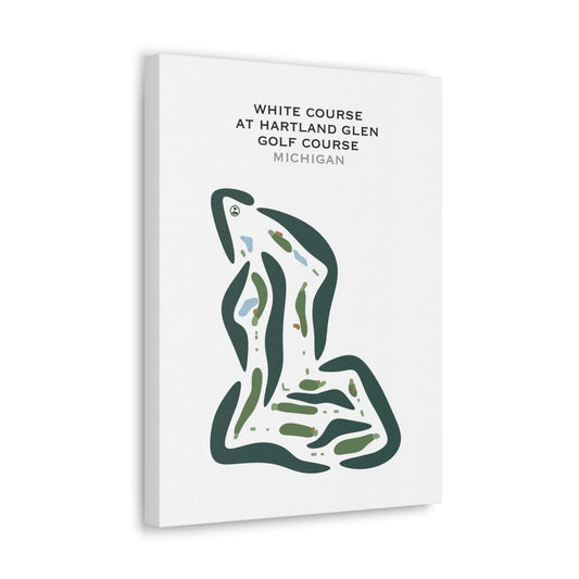 White Course at Hartland Glen Golf Course, Michigan - Printed Golf Courses