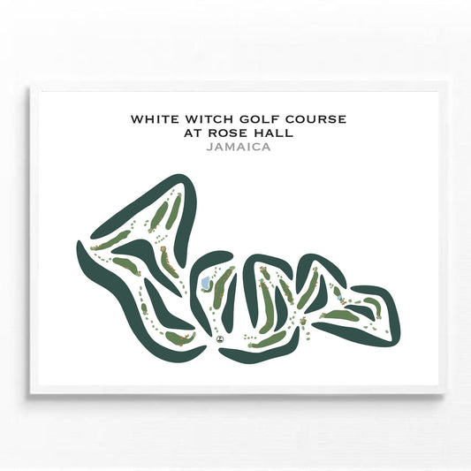 White Witch Golf Course at Rose Hall, Jamaica - Printed Golf Courses