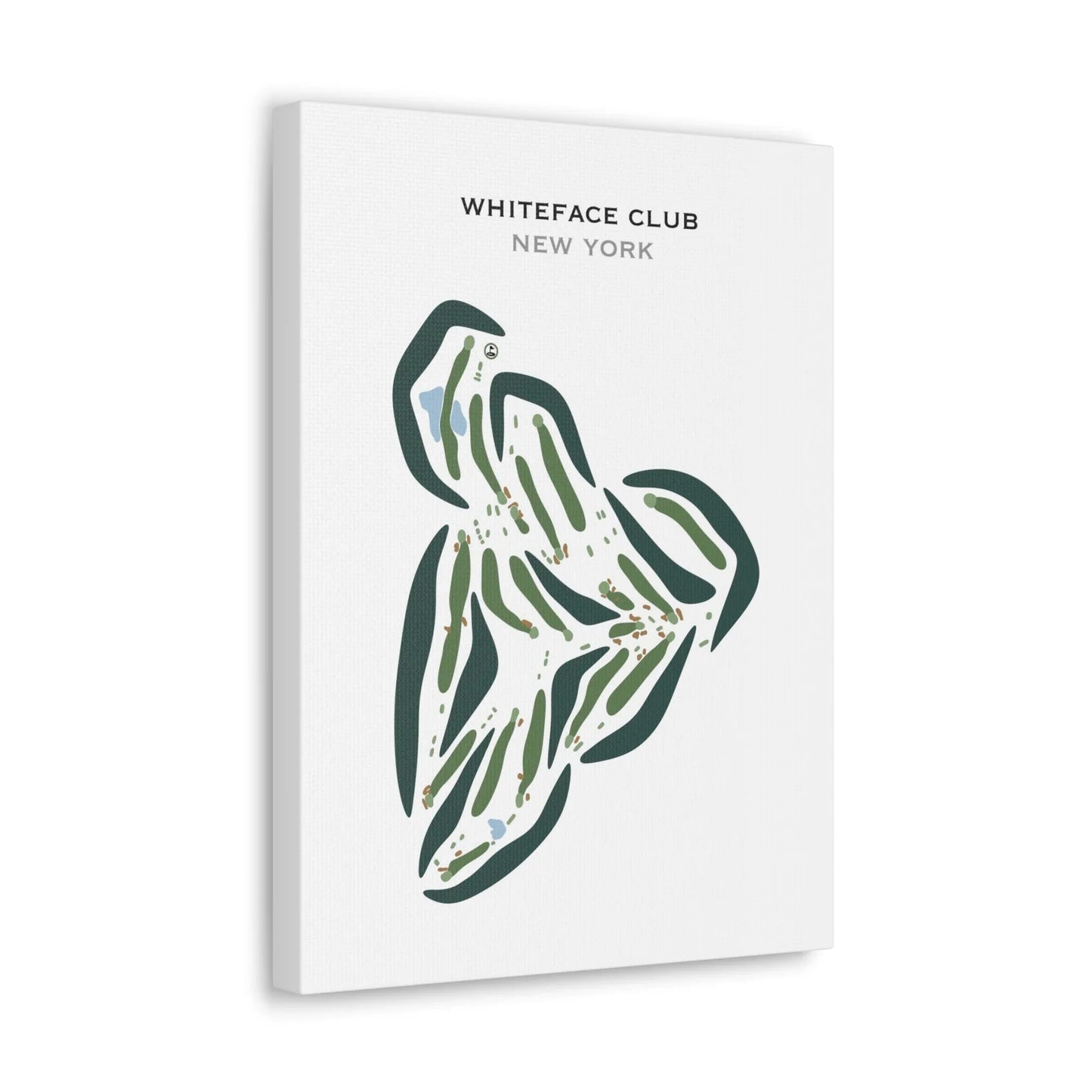 Whiteface Club, New York - Printed Golf Course
