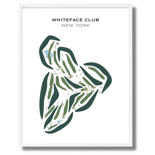 Whiteface Club, New York - Printed Golf Course