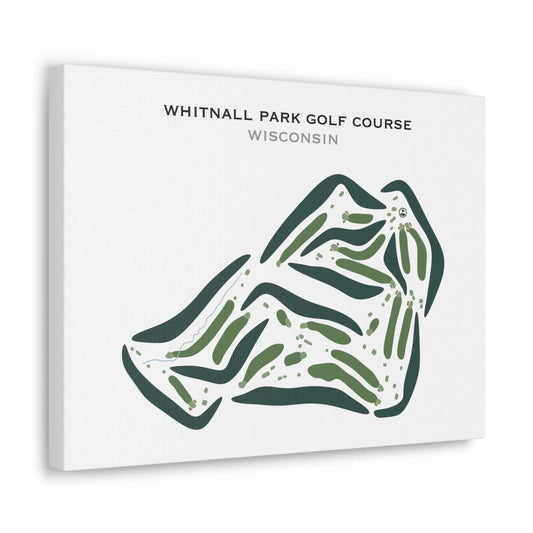 Whitnall Park Golf Course, Wisconsin - Printed Golf Courses