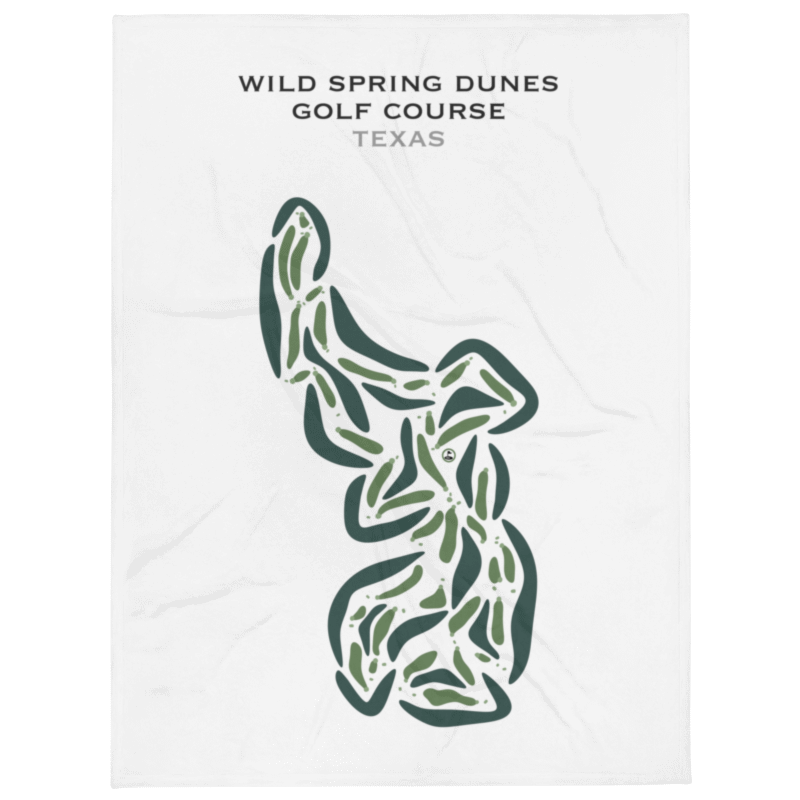 Wild Spring Dunes Golf Course, Mt. Enterprise, Texas - Printed Golf Courses