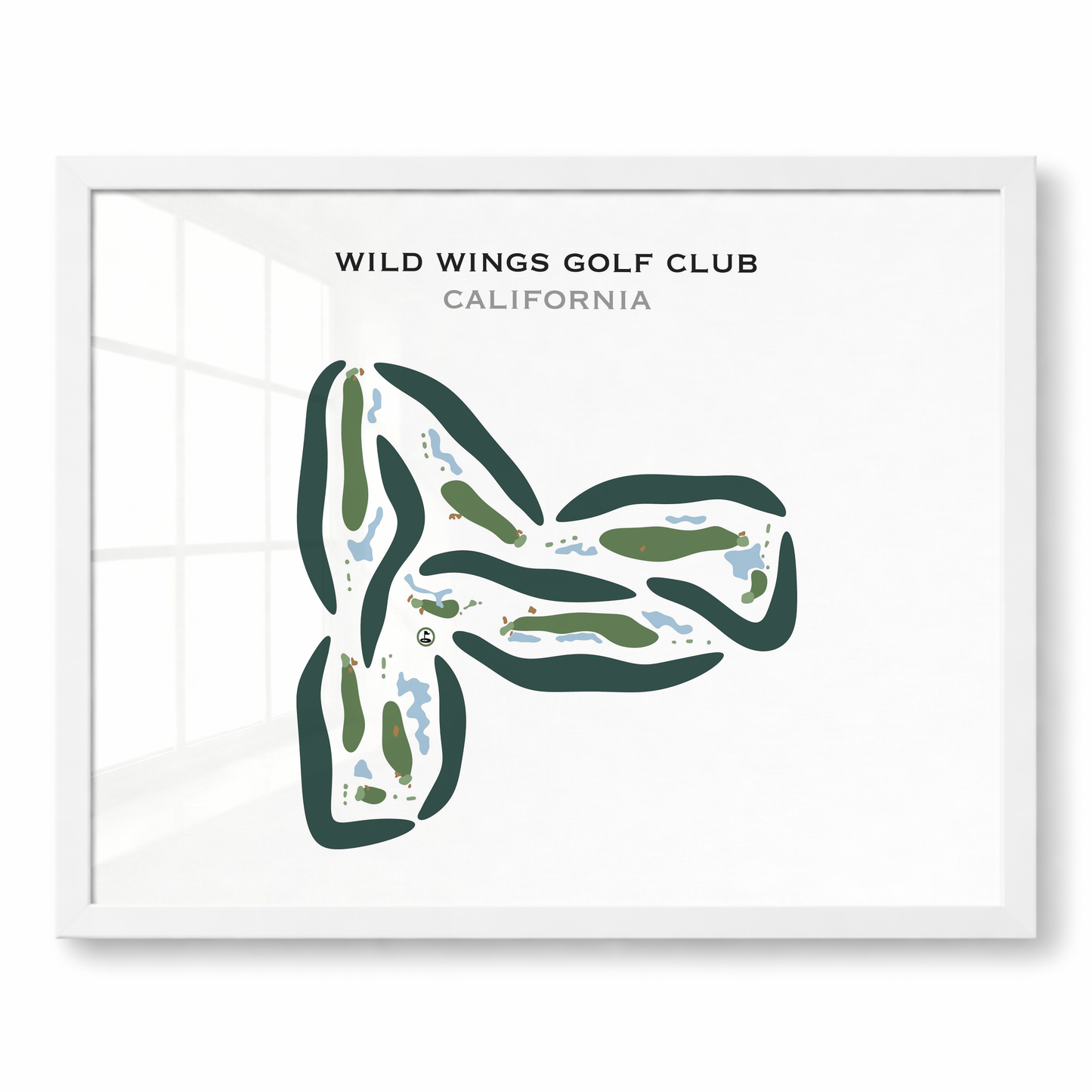 Wild Wings Golf Club, California - Printed Golf Courses