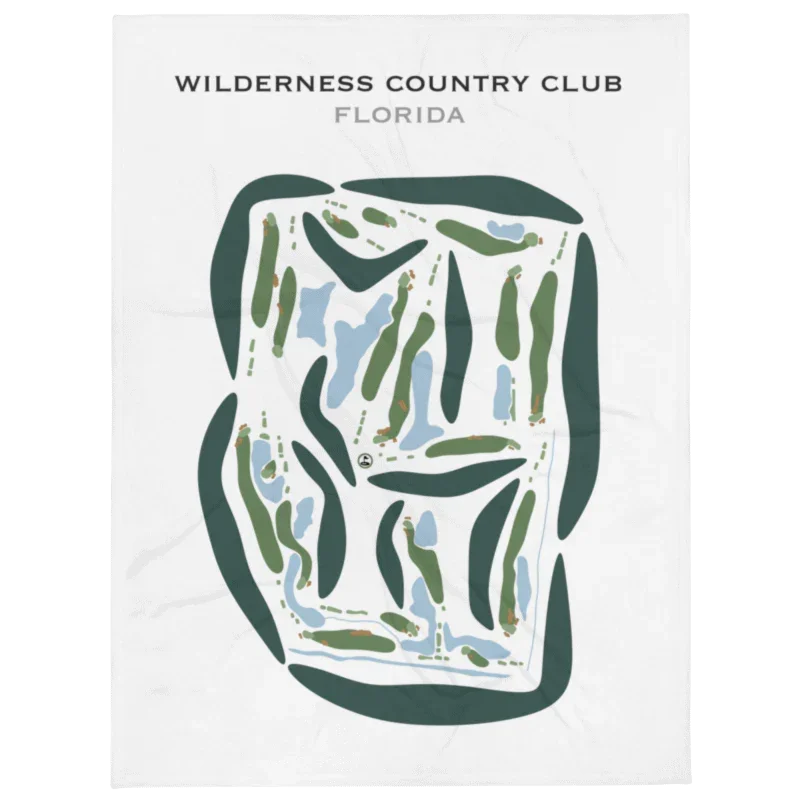 Wilderness Country Club, Florida - Printed Golf Courses