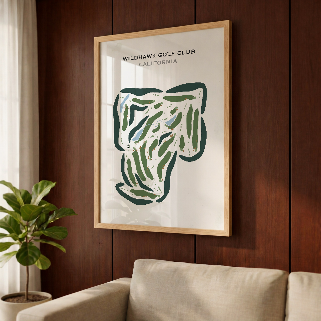 Wildhawk Golf Club, California - Printed Golf Courses