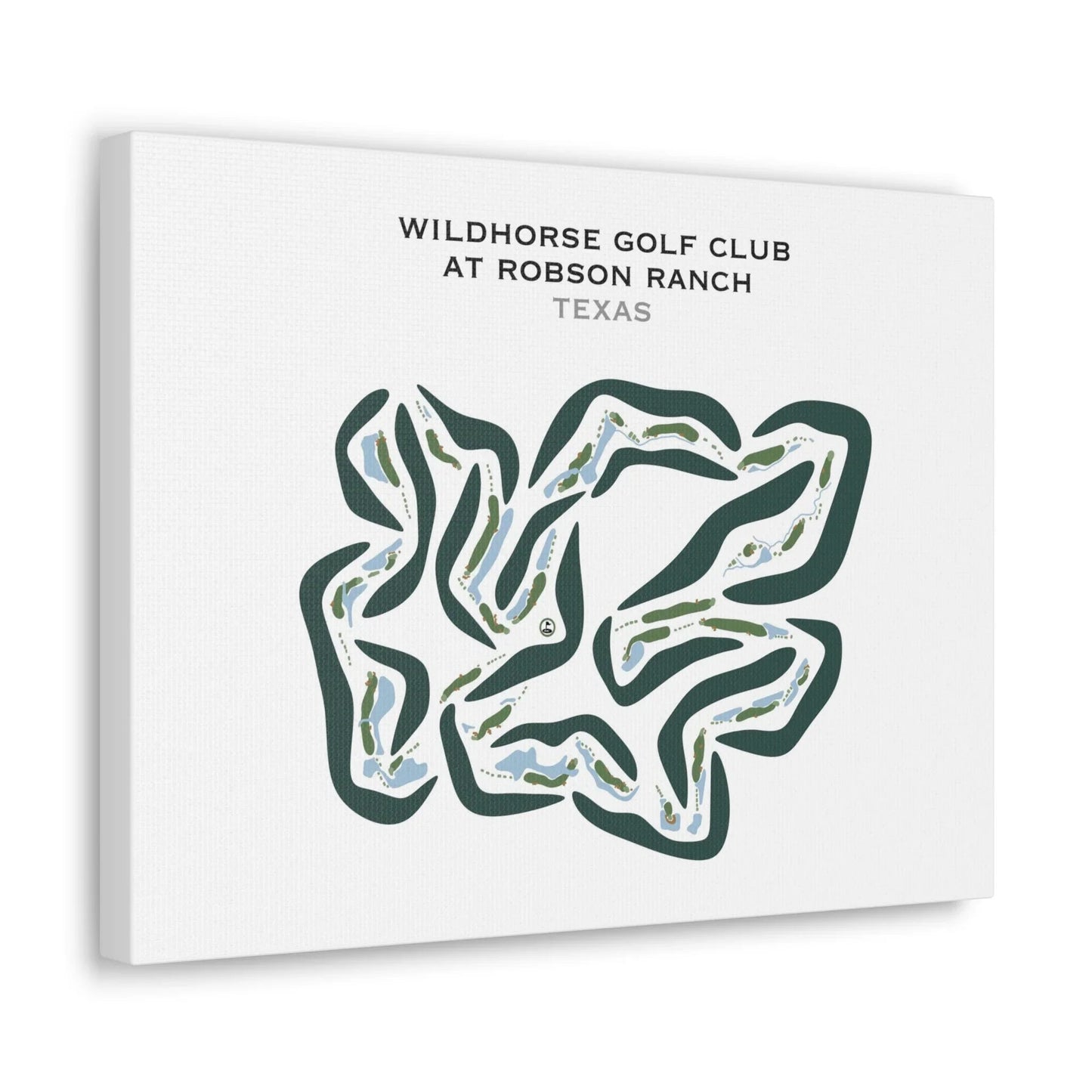 Wildhorse Golf Club at Robson Ranch, Texas - Printed Golf Courses