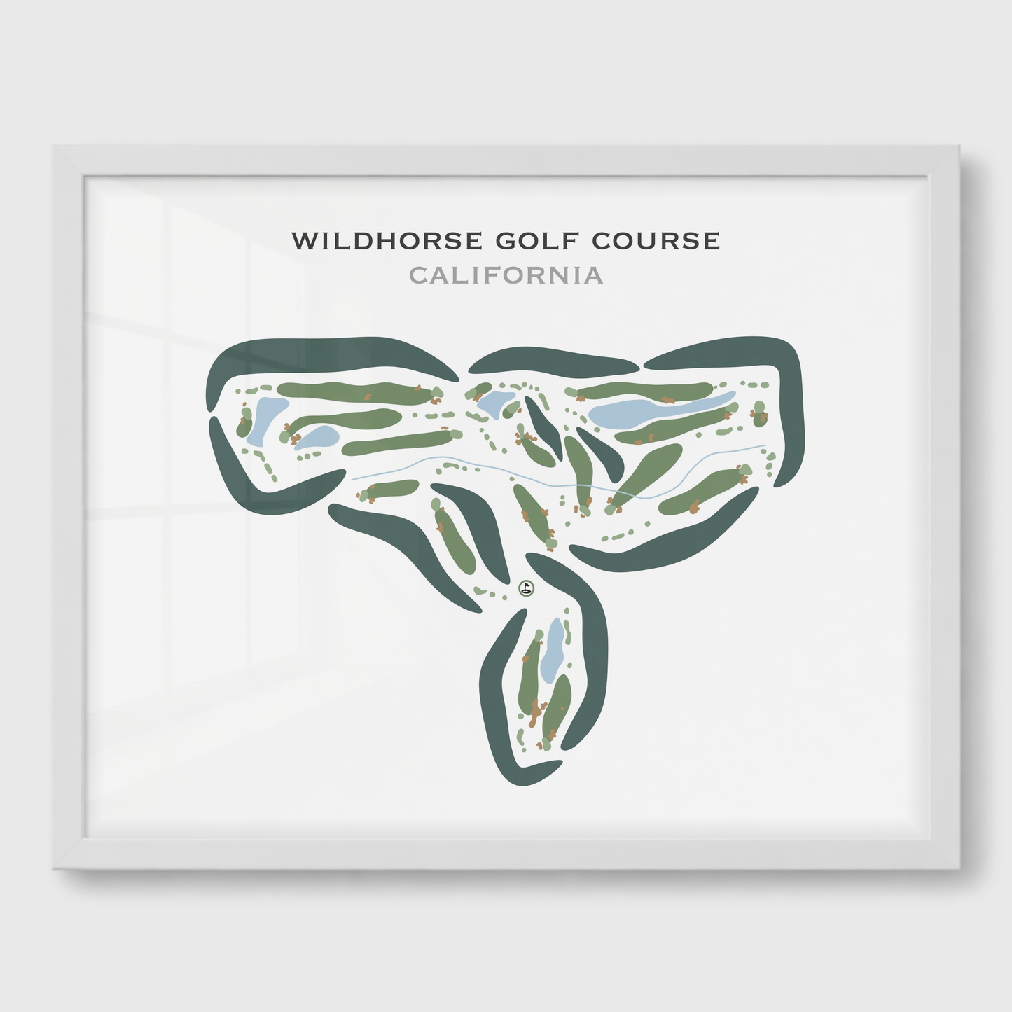 Wildhorse Golf Course, California - Printed Golf Courses