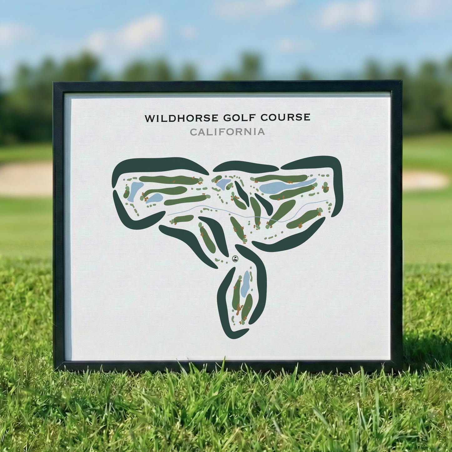Wildhorse Golf Course, California - Printed Golf Courses