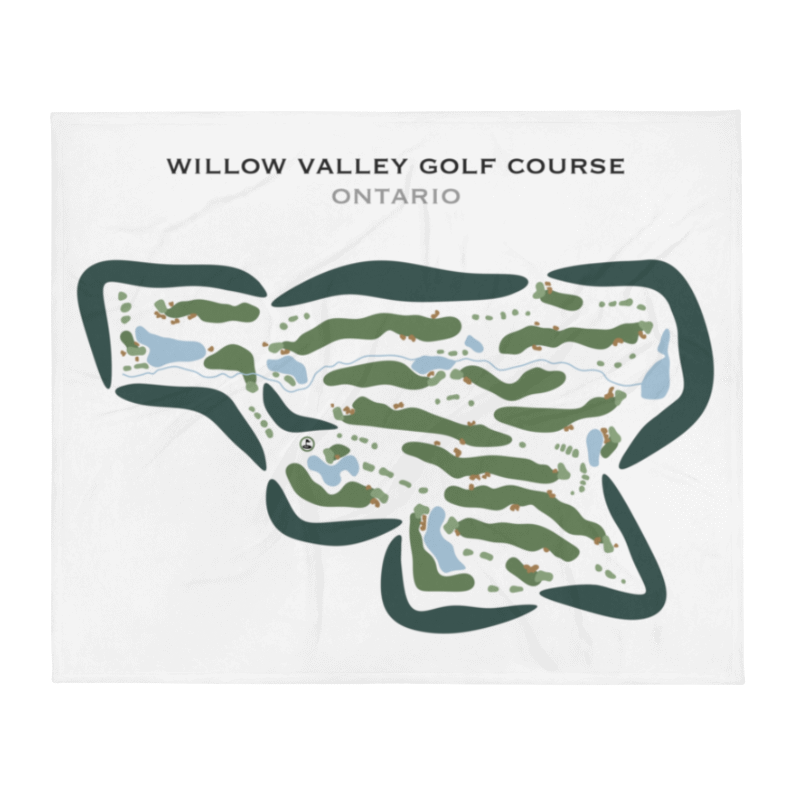 Willow Valley Golf Course, Canada - Printed Golf Courses