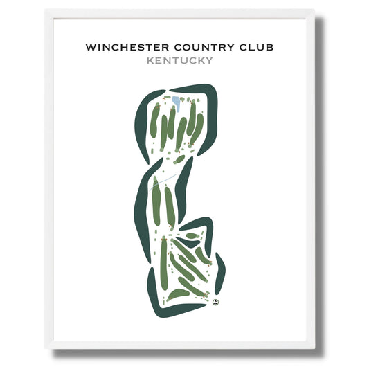 Winchester Country Club, Kentucky - Printed Golf Courses