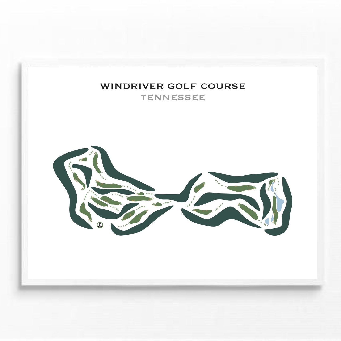 WindRiver Golf Course, Tennessee - Printed Golf Courses