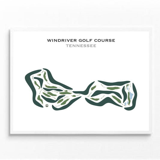 WindRiver Golf Course, Tennessee - Printed Golf Courses