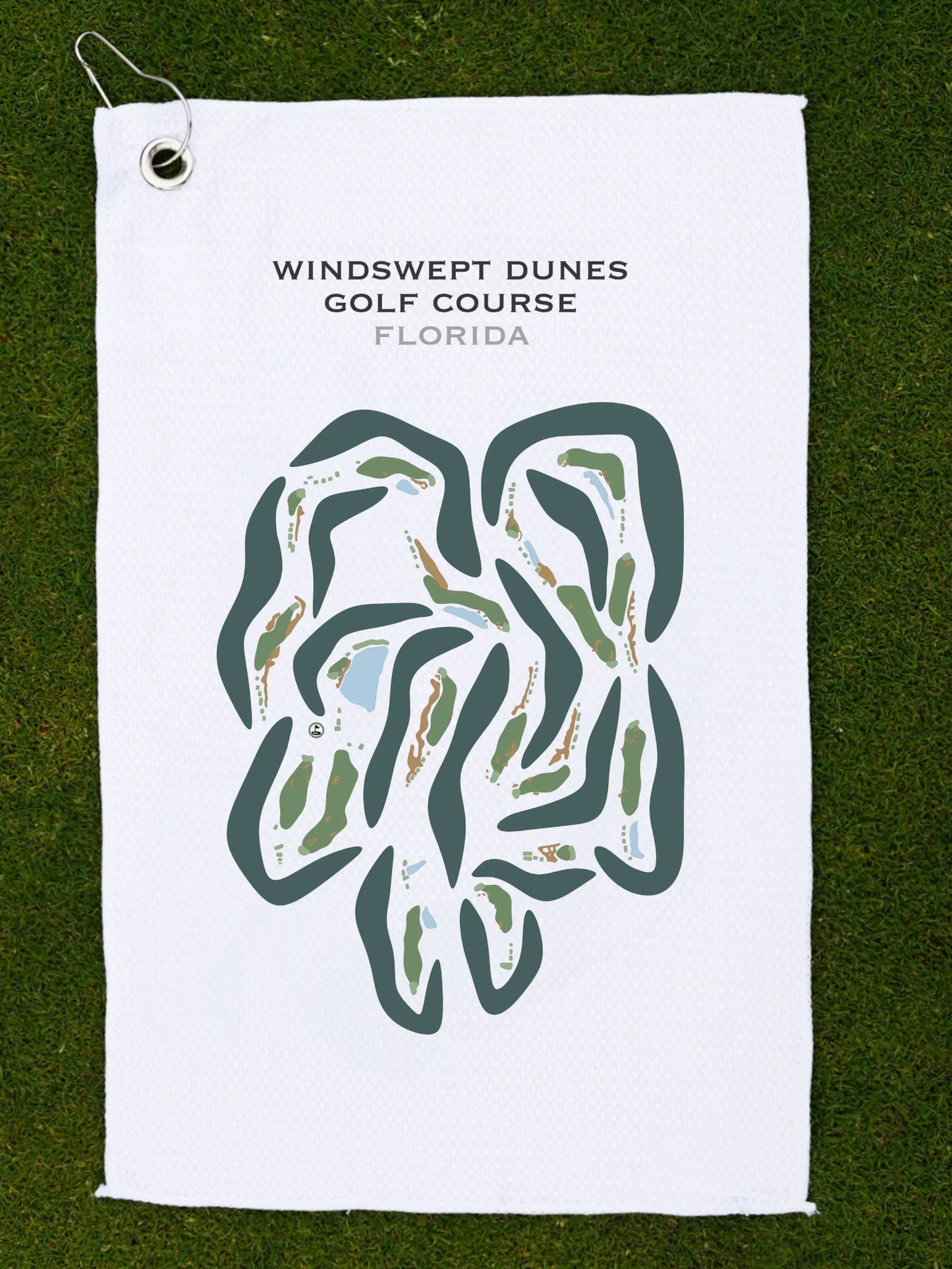Windswept Dunes Golf Course, Freeport, Florida - Printed Golf Courses