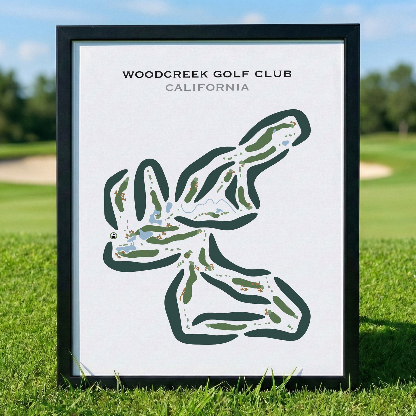 Woodcreek Golf Club, California - Printed Golf Courses