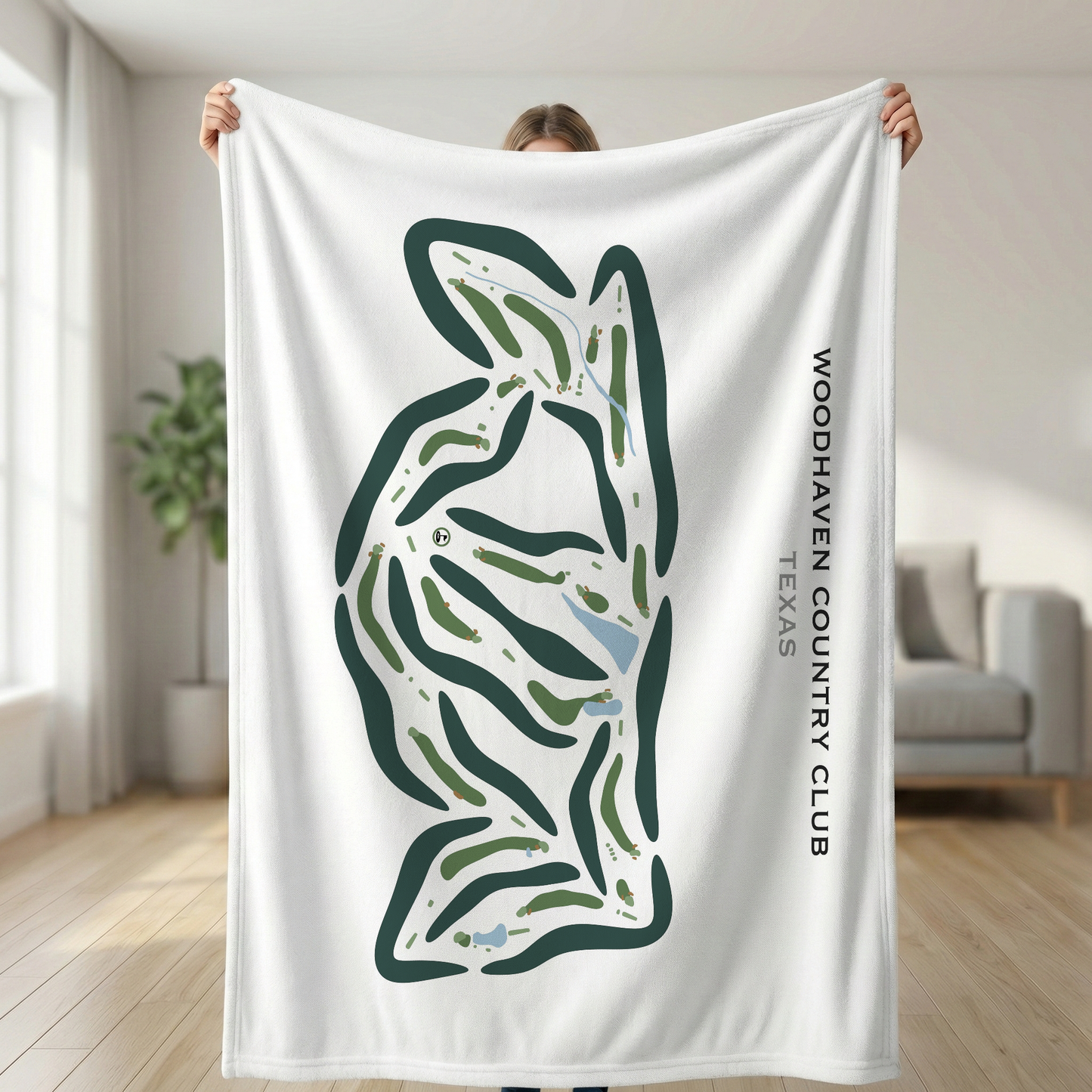 Woodhaven Country Club, Texas - Printed Golf Courses