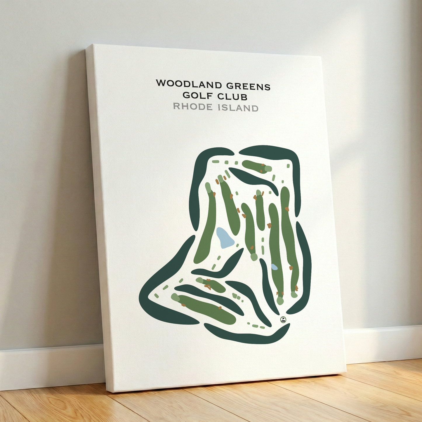 Woodland Greens Golf Club, Rhode Island - Printed Golf Courses