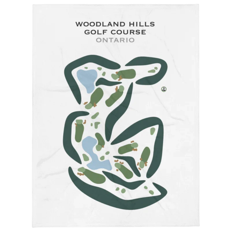 Woodland Hills Golf Course, Canada - Printed Golf Courses