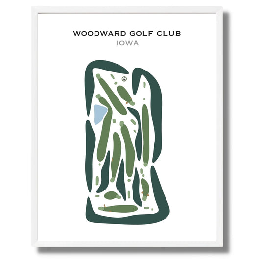 Woodward Golf Club, Iowa - Printed Golf Courses