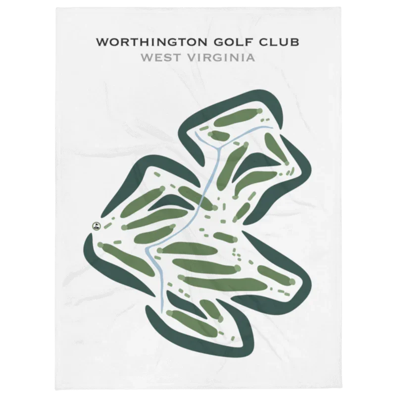 Worthington Golf Club, West Virginia - Printed Golf Courses