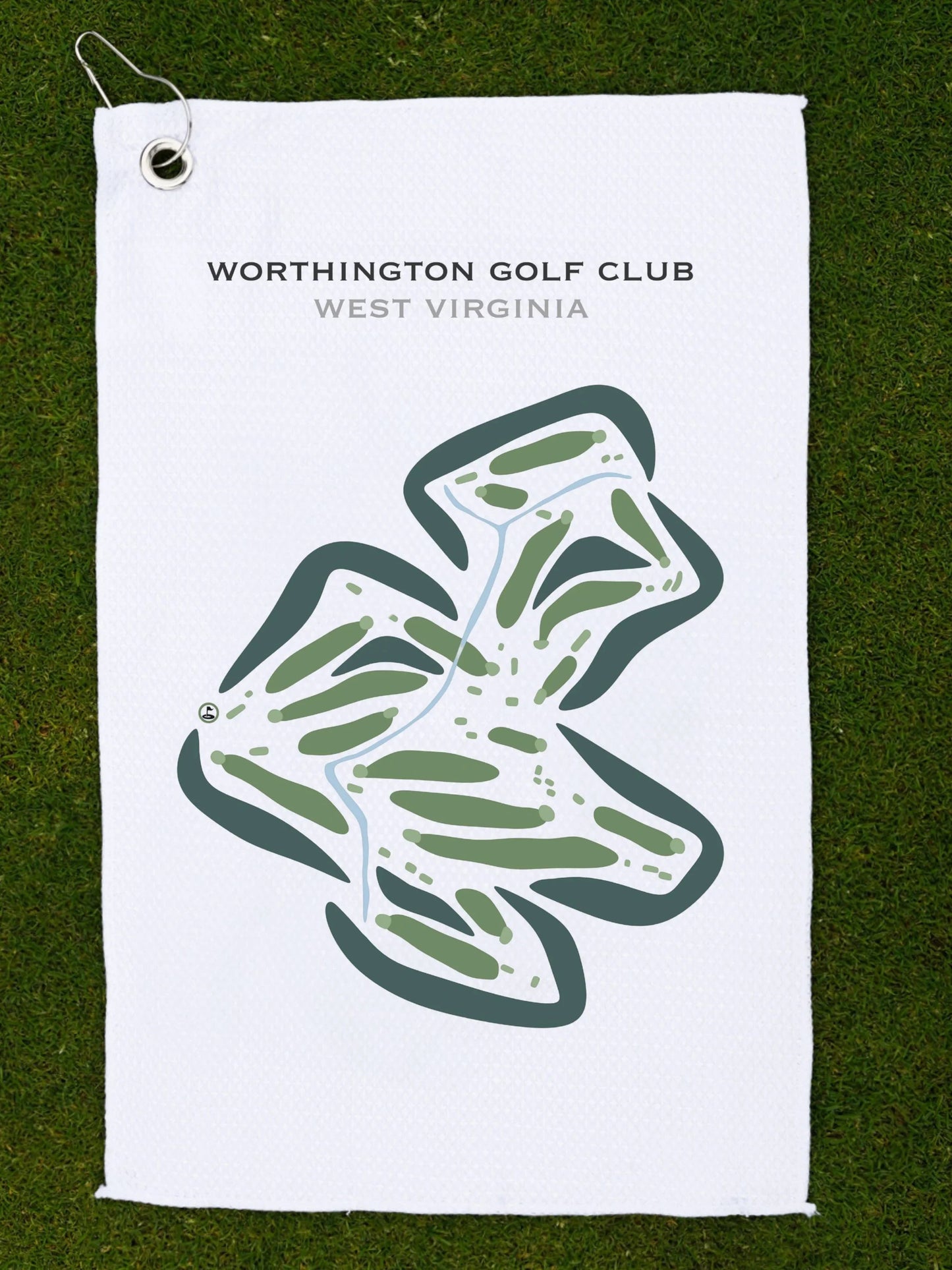 Worthington Golf Club, West Virginia - Printed Golf Courses