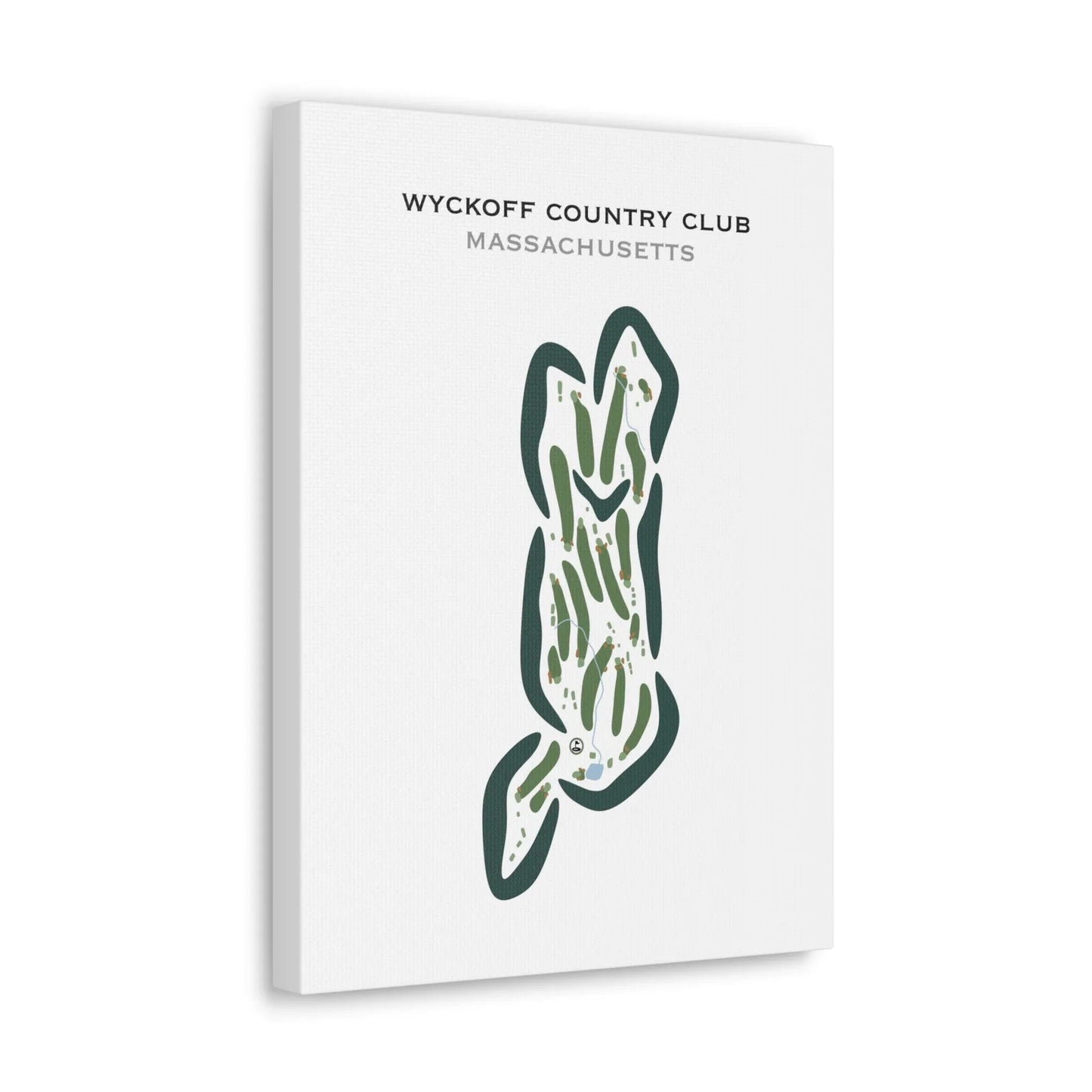 Wyckoff Country Club, Massachusetts - Printed Golf Courses