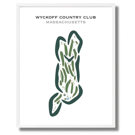 Wyckoff Country Club, Massachusetts - Printed Golf Courses