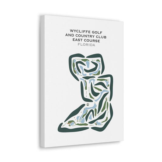 Wycliffe Golf and Country Club, East Course, Florida - Printed Golf Courses