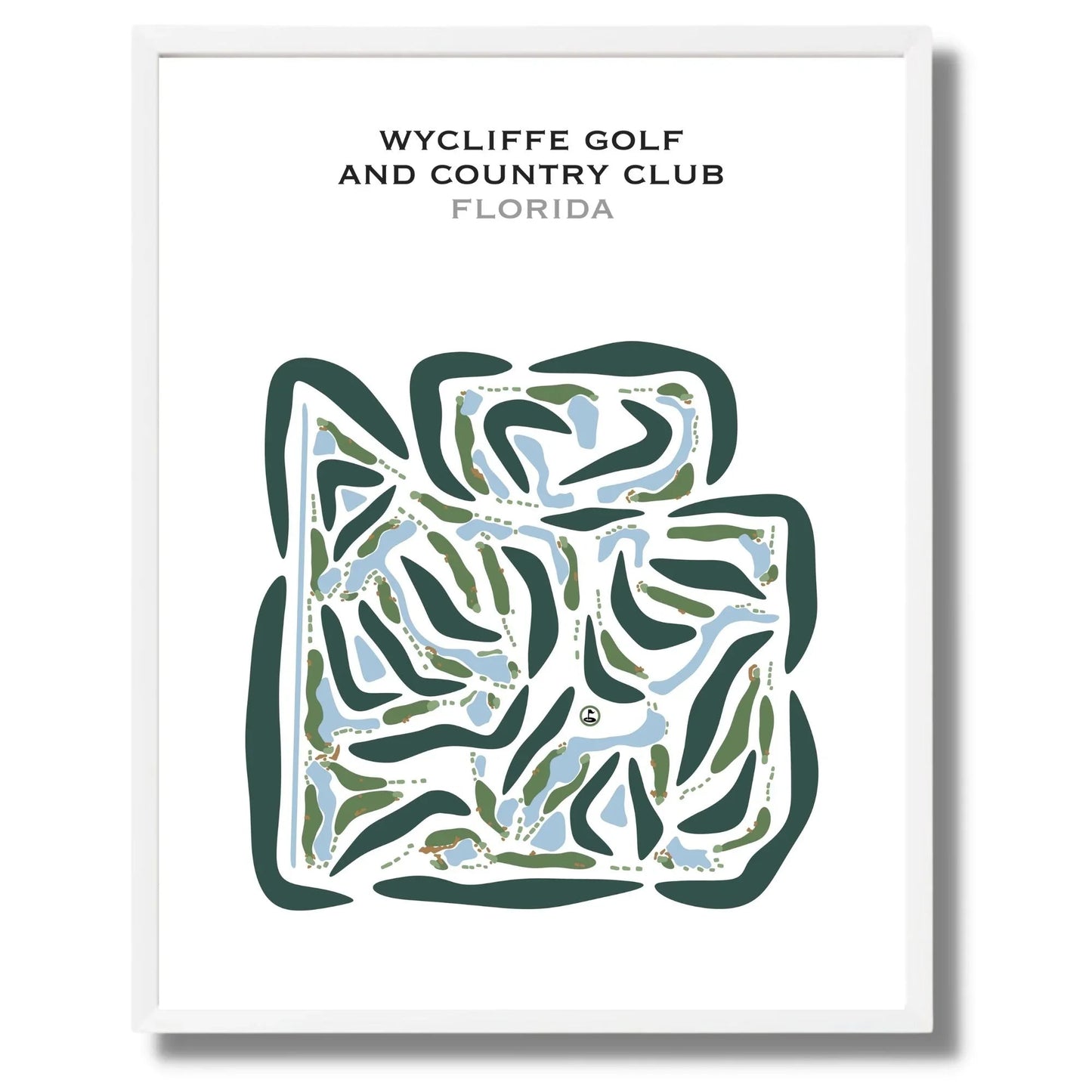 Wycliffe Golf & Country Club, Florida - Printed Golf Courses