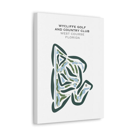 Wycliffe Golf and Country Club, West Course, Florida - Printed Golf Courses
