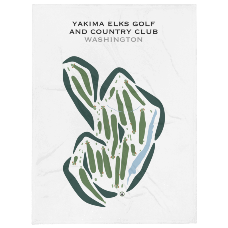 Yakima Elks Golf & Country Club, Washington - Printed Golf Courses
