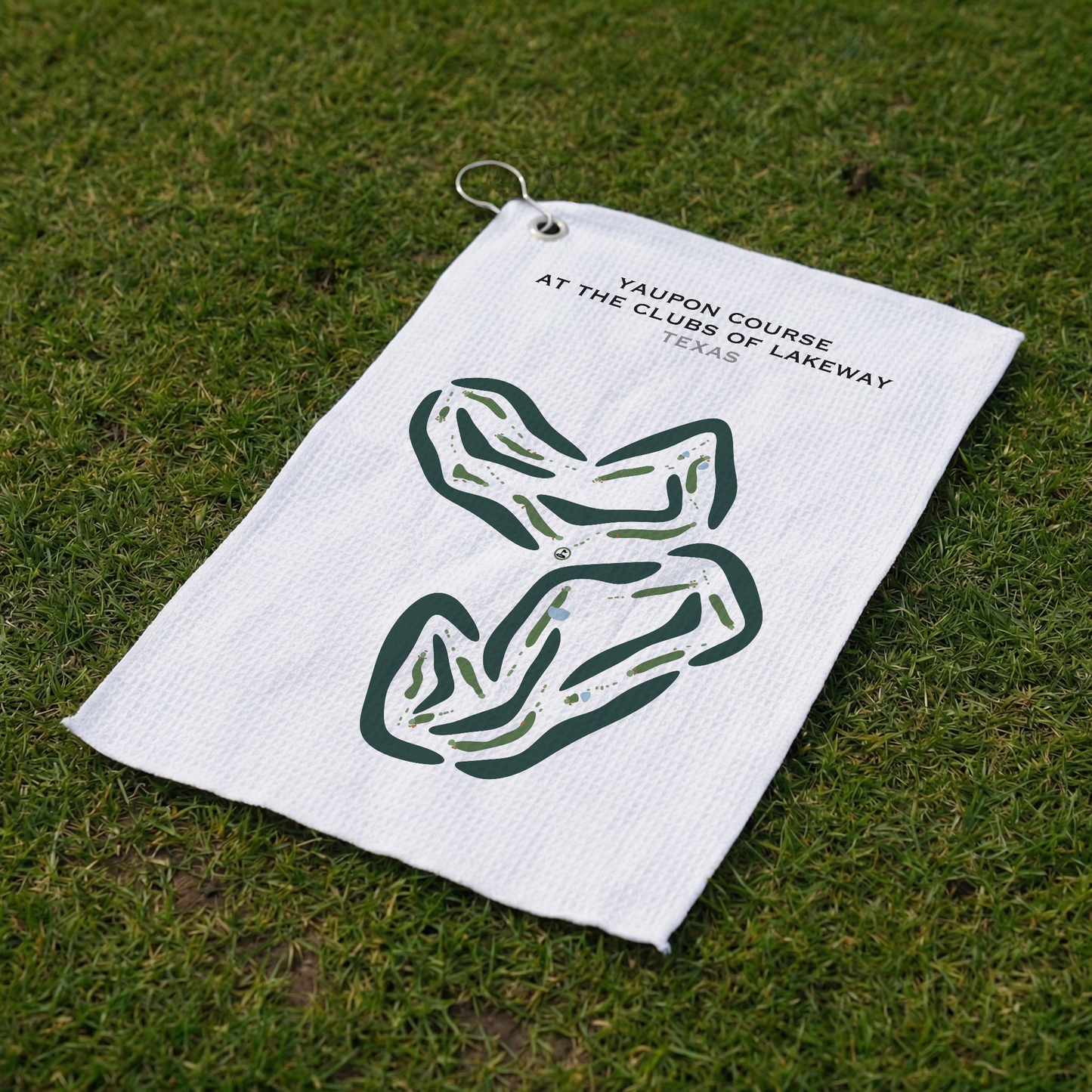 Yaupon Course at The Clubs of Lakeway, Texas - Printed Golf Courses