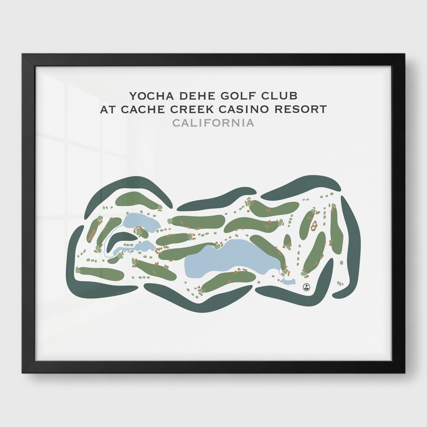 Yocha Dehe Golf Club at Cache Creek Casino Resort, California - Printed Golf Courses