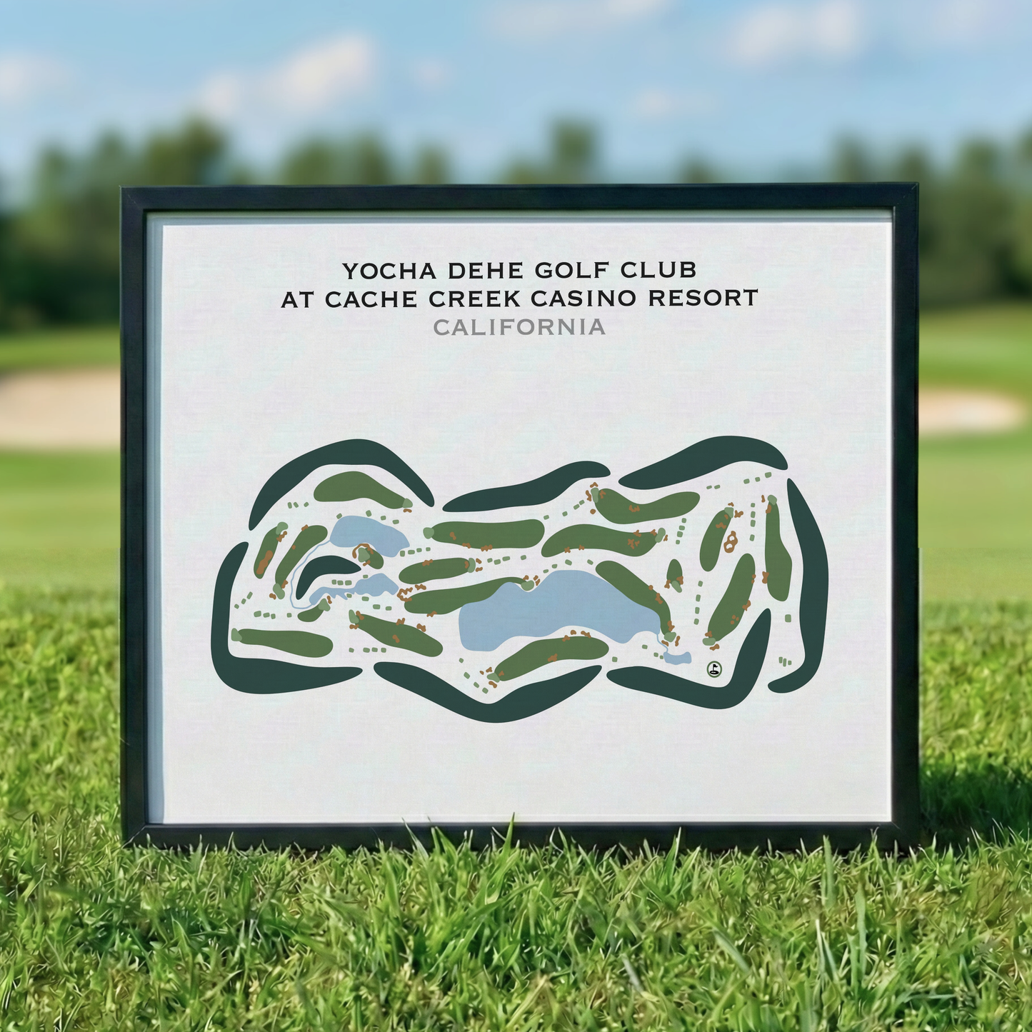 Yocha Dehe Golf Club at Cache Creek Casino Resort, California - Printed Golf Courses