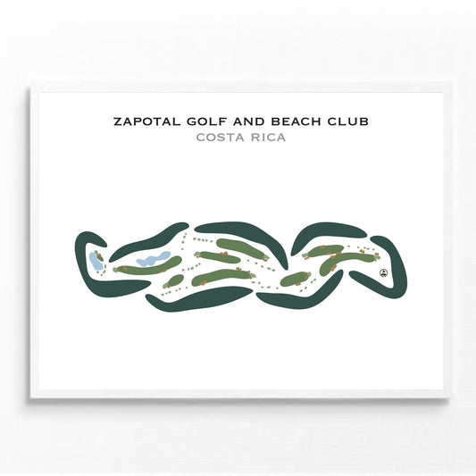 Zapotal Golf and Beach Club, Costa Rica - Printed Golf Courses