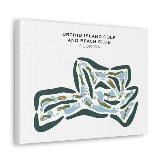 Orchid Island Golf and Beach Club, Florida - Printed Golf Courses
