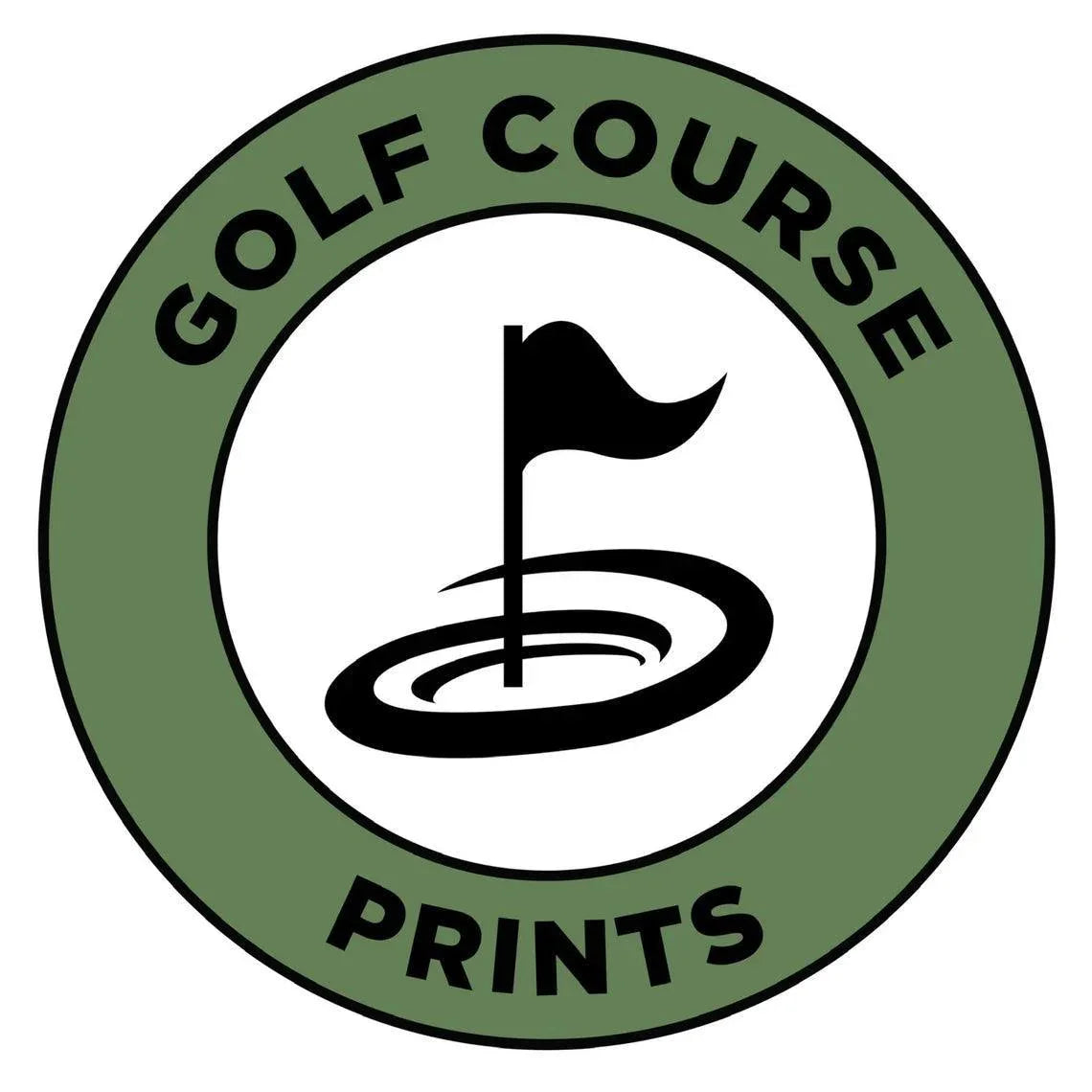 Bluffton Golf Club, Ohio - Printed Golf Course